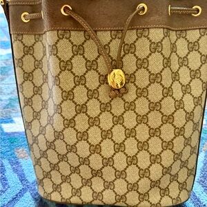 Authentic Vintage Gucci Bucket Bag